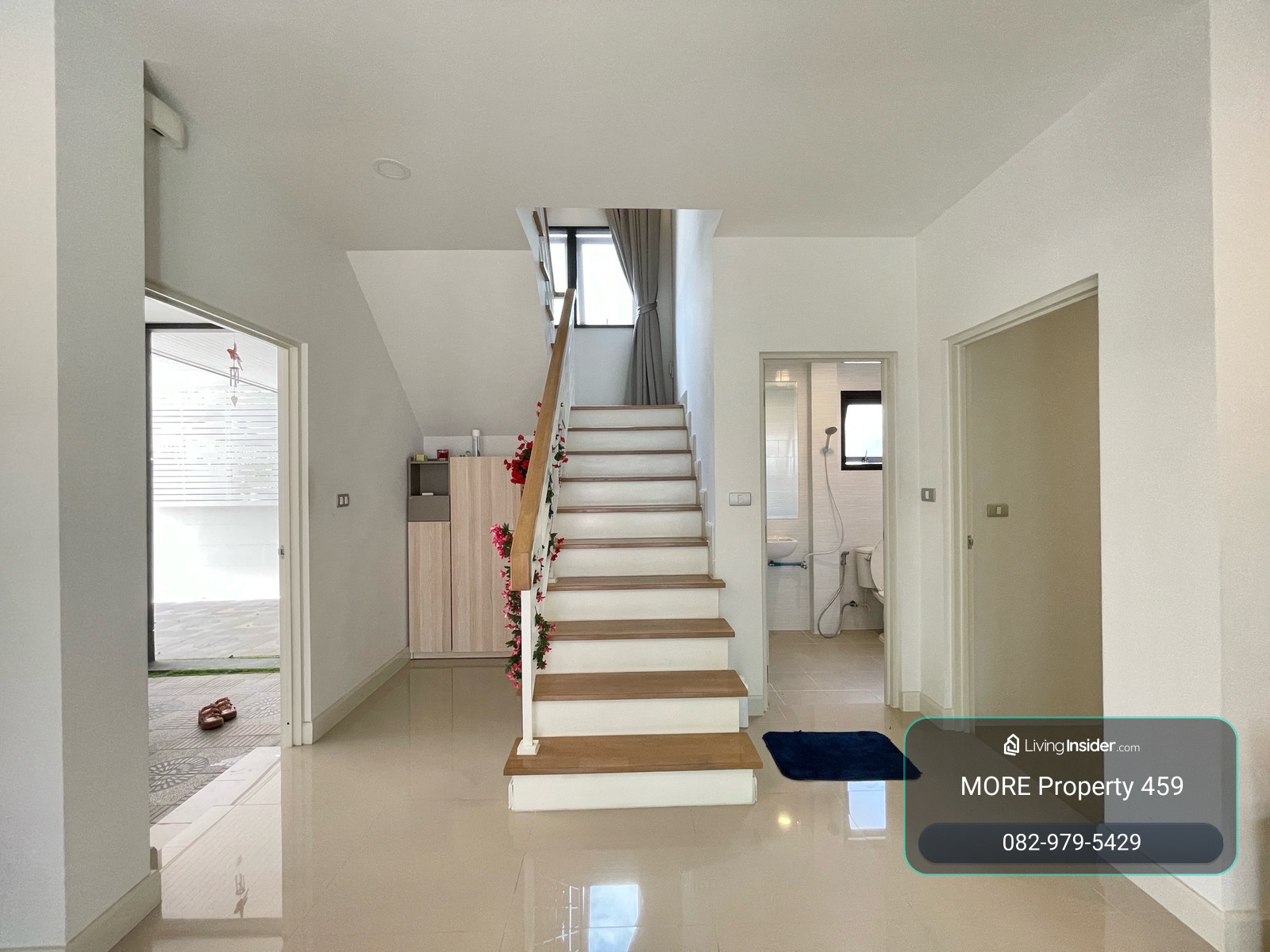 🏡🛋️ Single house for rent, beautifully decorated, fully furnished, ready to move in, CENTRO Ramintra - Chatuchot 1. This house has added space behind the house and already installed pilings. Ready to arrange a beautiful garden around the house. The atmosp – รูปที่ 4