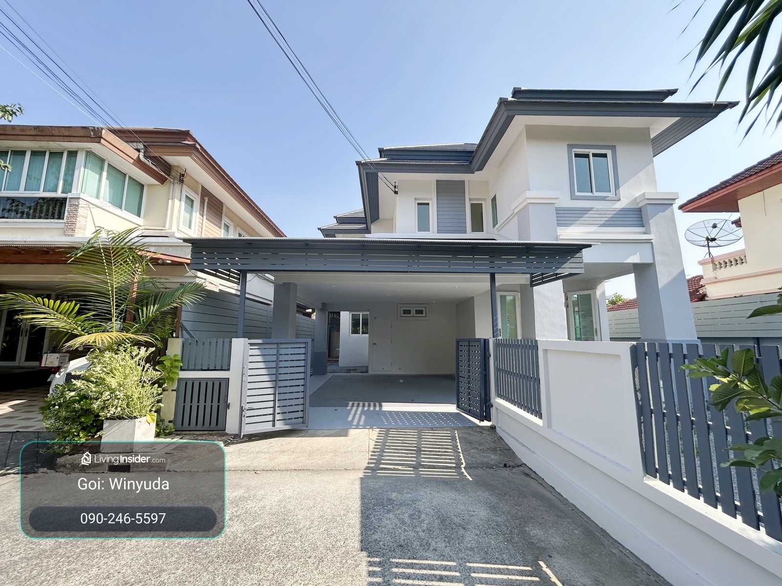 Single detached house, corner house, completely renovated, Seranee Raya 2 project, Nawong Prachapatthana Road, Don Mueang. – รูปที่ 3