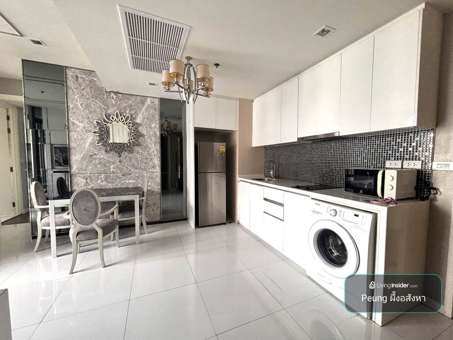 Nara 9, 2 bedrooms, 2 bathrooms, 66 sq m, BTS Chong Nonsi. – รูปที่ 3