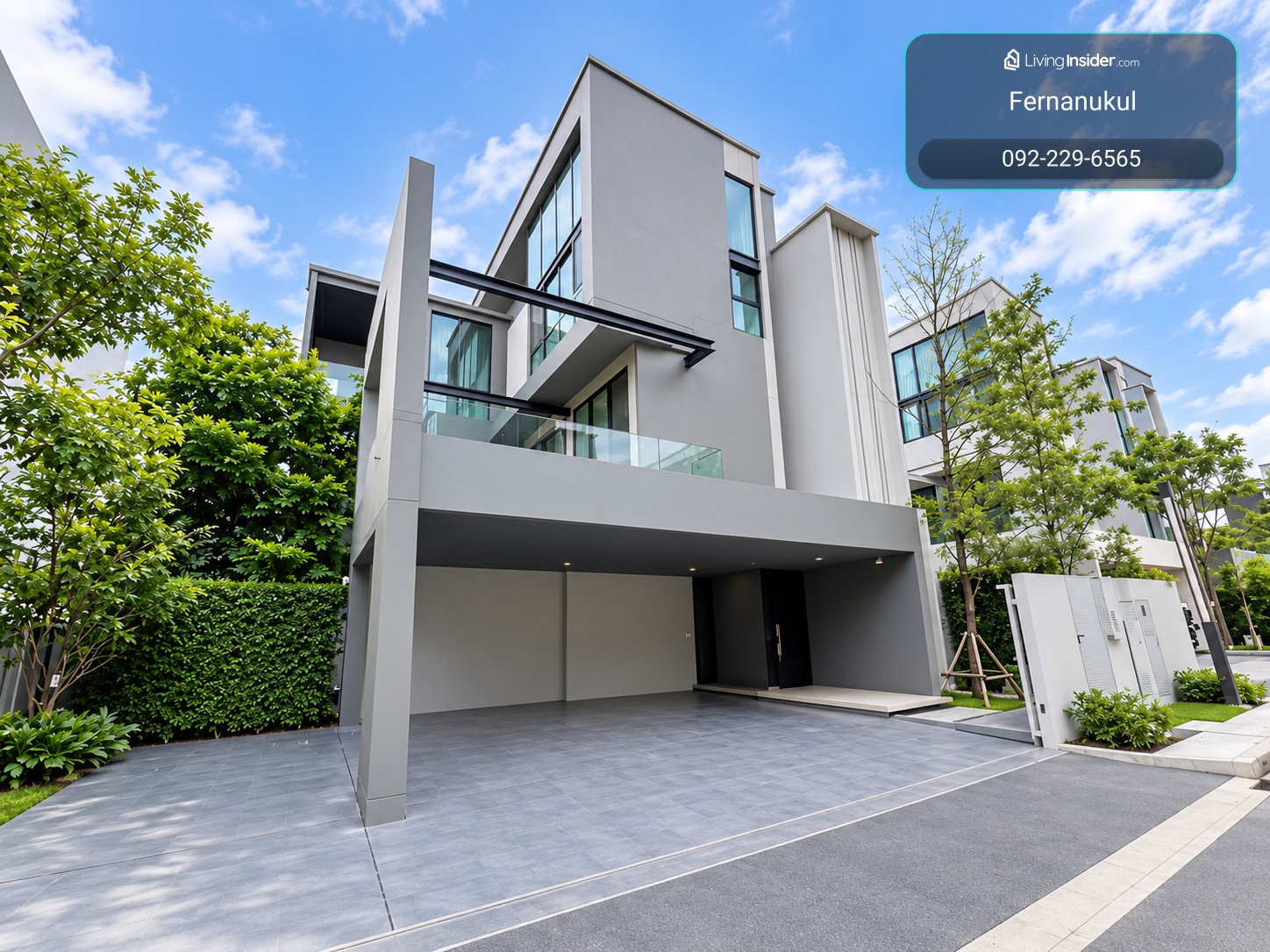🏡 ให้เช่าบ้านหรู 豪华别墅出租 | VIVE กรุงเทพกรีฑา | 3 ชั้น 4 ห้องนอน 5 ห้องน้ำ | 421 ตร.ม. | ลิฟต์ส่วนตัว | Home Office ได้ | 175,000฿/เดือน起 – รูปที่ 2