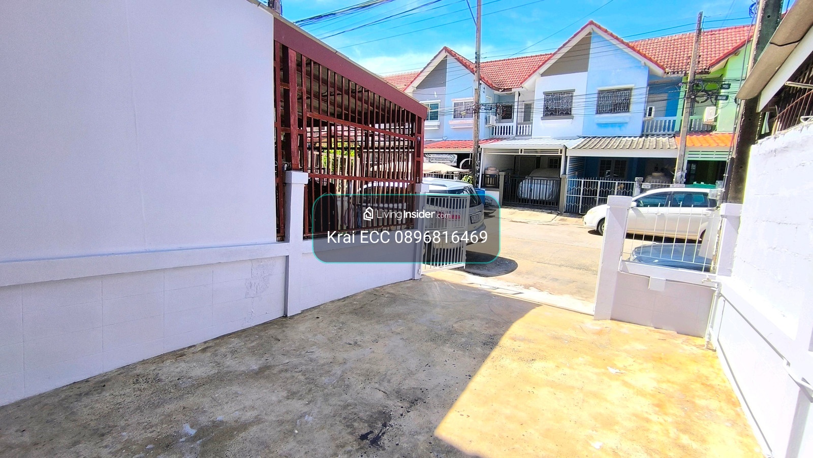 Townhouse for sale Rangsit Khlong Sam Townhouse for rent, Rangsit Khlong Sam. Khlong Sam Chaiyaphruek Village, 2-story townhouse, 2 bedrooms, good condition, newly renovated, cheap price, good location, near Sarasas Witaed Khlong Luang School. – รูปที่ 3