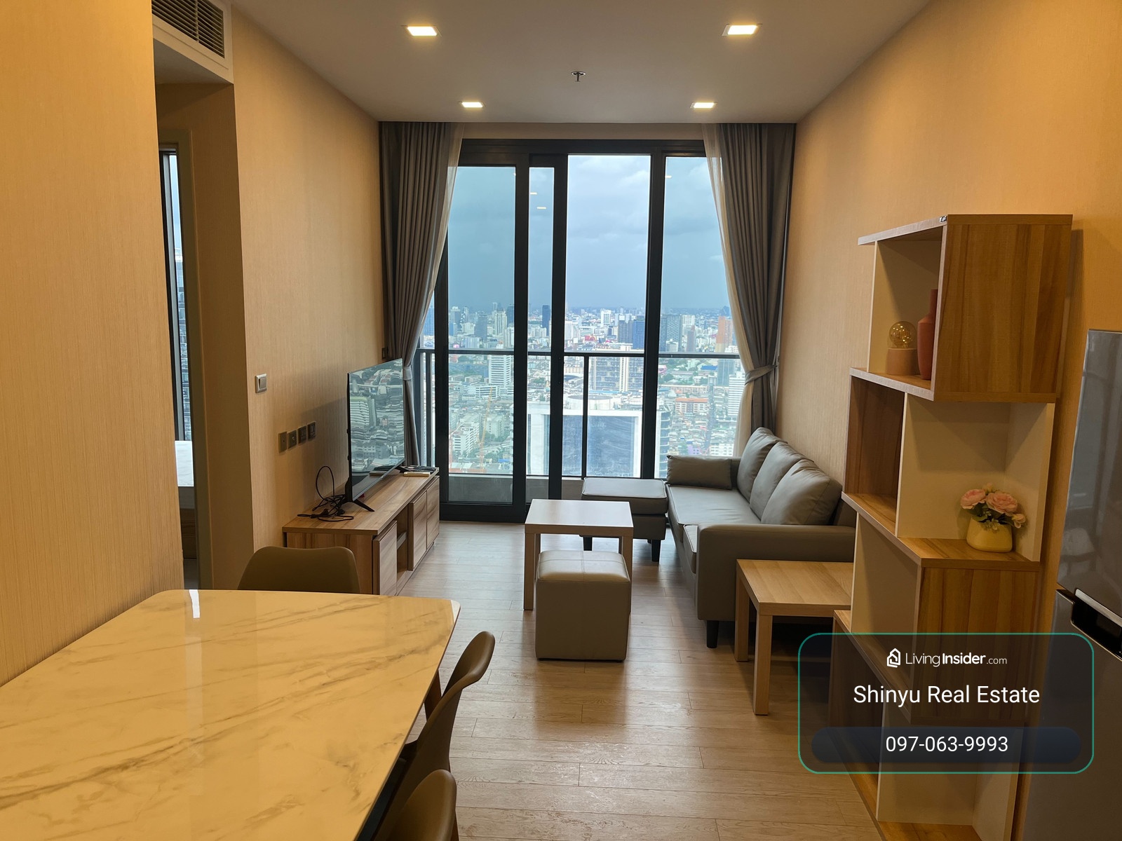 ให้เช่าคอนโด One9FIve Asoke Rama 9 - 2 ห้องนอน 2 ห้องน้ำ - 58 ตร.ม. - เช่า 40,000 บาท/เดือน [MKr2610018]  – รูปที่ 2