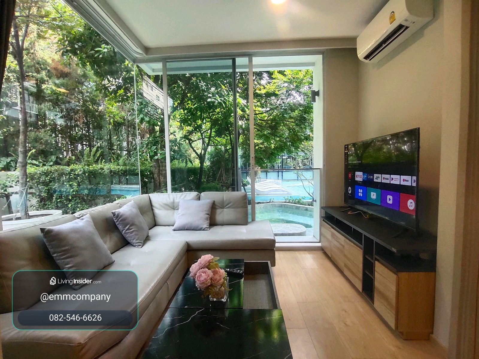 ให้เช่า(For Rent)Luxury หนึ่งเดียวในทองหล่อ ระเบียงสระส่วนตัวในห้อง Pool Access 2 ห้องนอน +เฟอร์นิเจอร์ครบ+Free Wifi – รูปที่ 3
