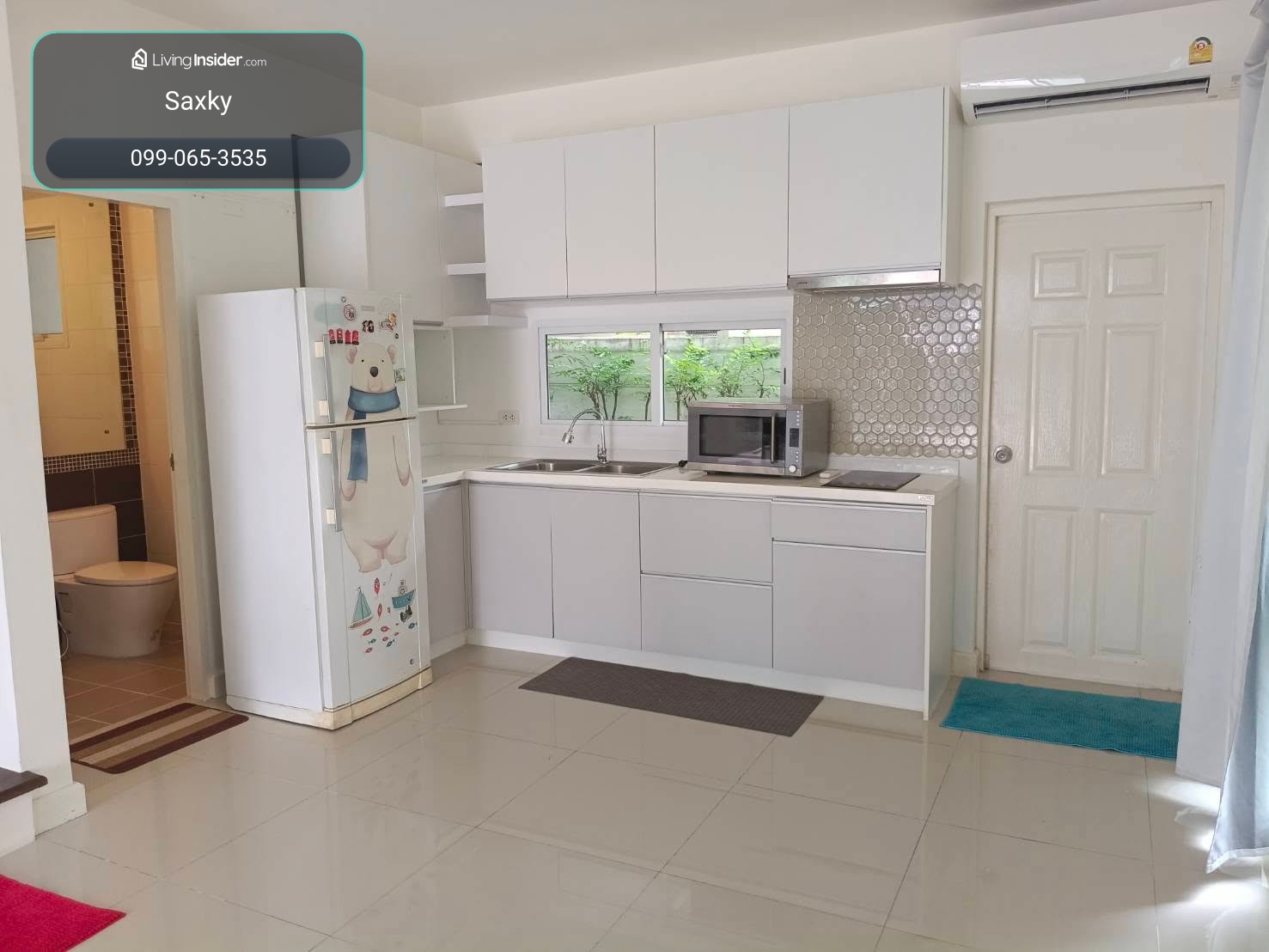 ⚡ For rent, 3-story townhome, Town Avenue Srinakarin, Soi On Nut 68, near BTS, size 22 sq m. ⚡ – รูปที่ 4