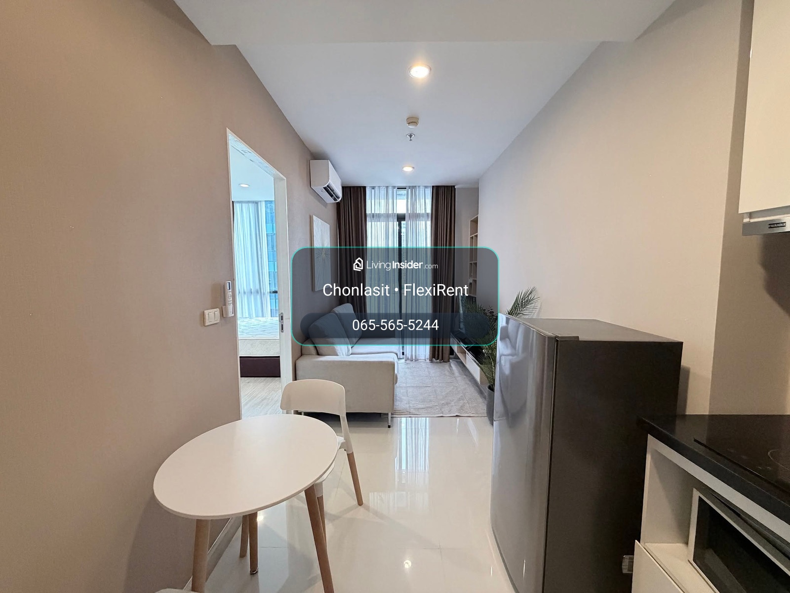 🏙️ ห้องแต่งสวยโทนอบอุ่น ชั้น 13 พร้อมเข้าอยู่ | UP EKKAMAI – สุขุมวิท 63 – รูปที่ 3
