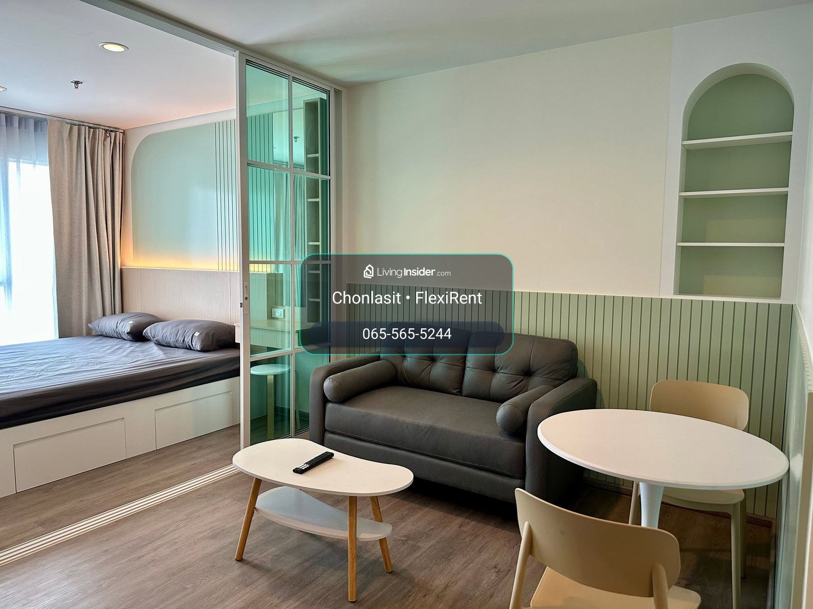 ห้องชั้น 20 ตึก D เงียบ เป็นส่วนตัว เตียงใหญ่ 6 ฟุต | Regent Home บางนา – รูปที่ 2