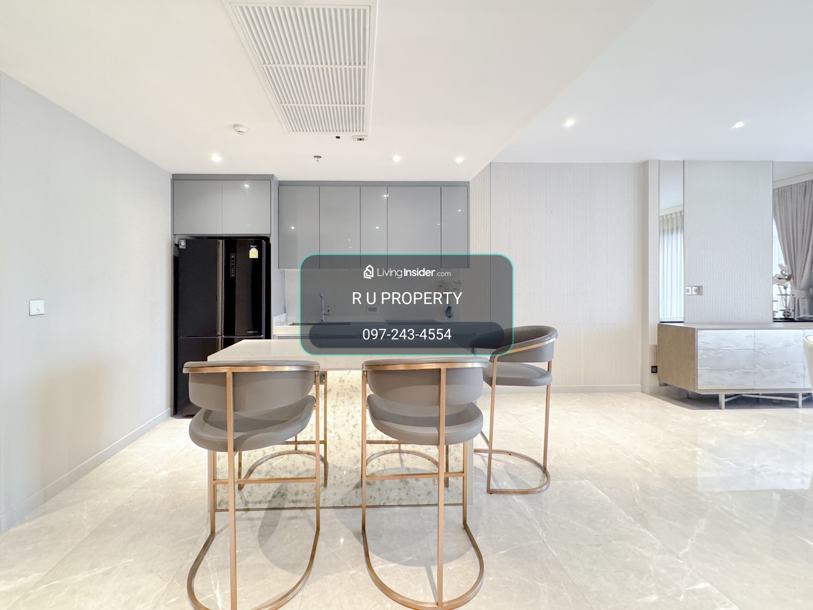 NIVATI RESIDENCE Thonglor 23 Rental Price 140,000 THB / Month 130.43 Sq.m. 2 Bedrooms Plus 3 Bathrooms 1 Living room *Minimum 1 Year Lease – รูปที่ 3
