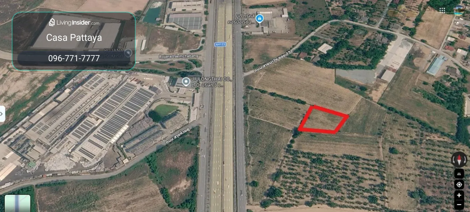 Prime 2-Rai Land for Sale in Takhian Tia – Adjacent to Pattaya Motorway Km.109 – รูปที่ 4