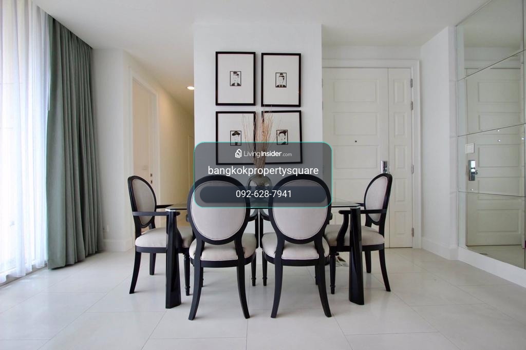 ให้เช่า Royce Private Residences 3 นอน 3 น้ำ 143 ตร.ม. ชั้น 18 วิว Asok Skyline ลิฟต์ส่วนตัว – รูปที่ 2