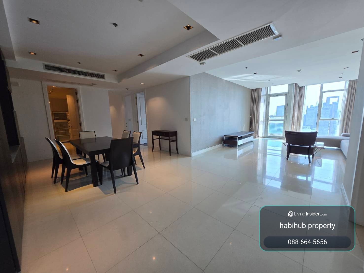🏠✨ แอทธินี เรสซิเด้นซ์ (Athenee Residence) | เช่าคอนโด 3 ห้องนอน (HBH-TB-401) – รูปที่ 2