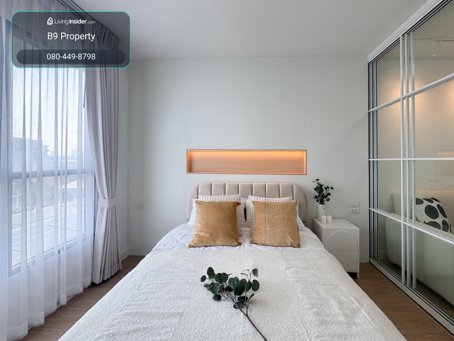 🔥 Condo for sale, BU Condo Chokchai 4, close to the BTS, just 4 minutes, beautiful room, fully furnished, ready to move in. – รูปที่ 3