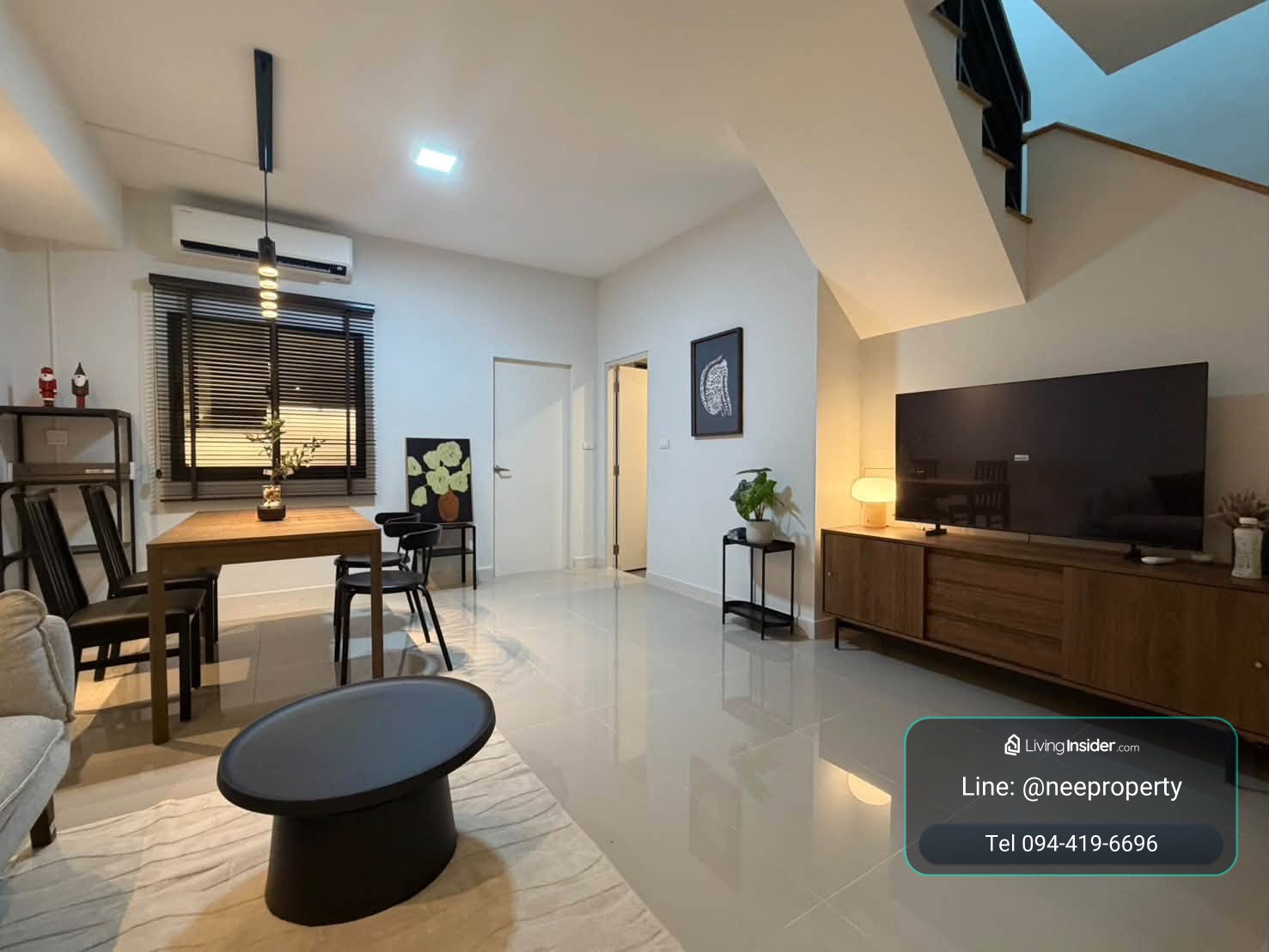 For rent, 2-story townhome, Pleno Sukhumvit Bangna 2, beautiful house, fully furnished, ready to move in. – รูปที่ 3