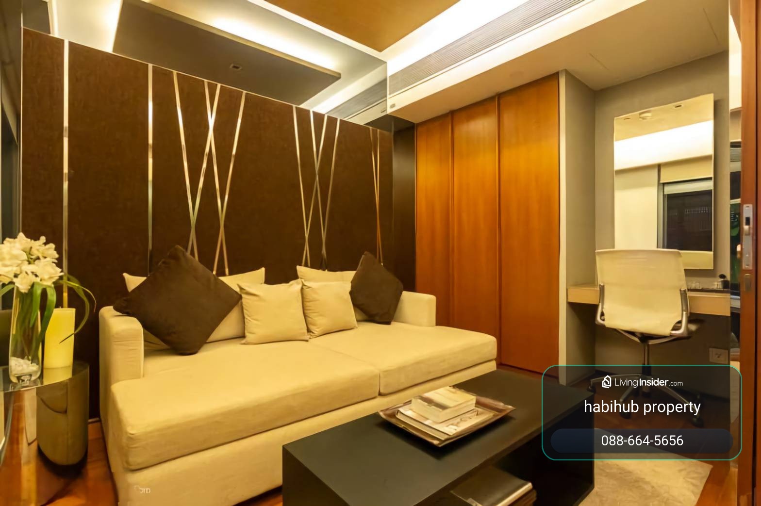 🏠✨ เดอะ พาโน พระราม 3 (The Pano Rama 3) | เช่าคอนโด 2 ห้องนอน (HBH-TB-406) – รูปที่ 2
