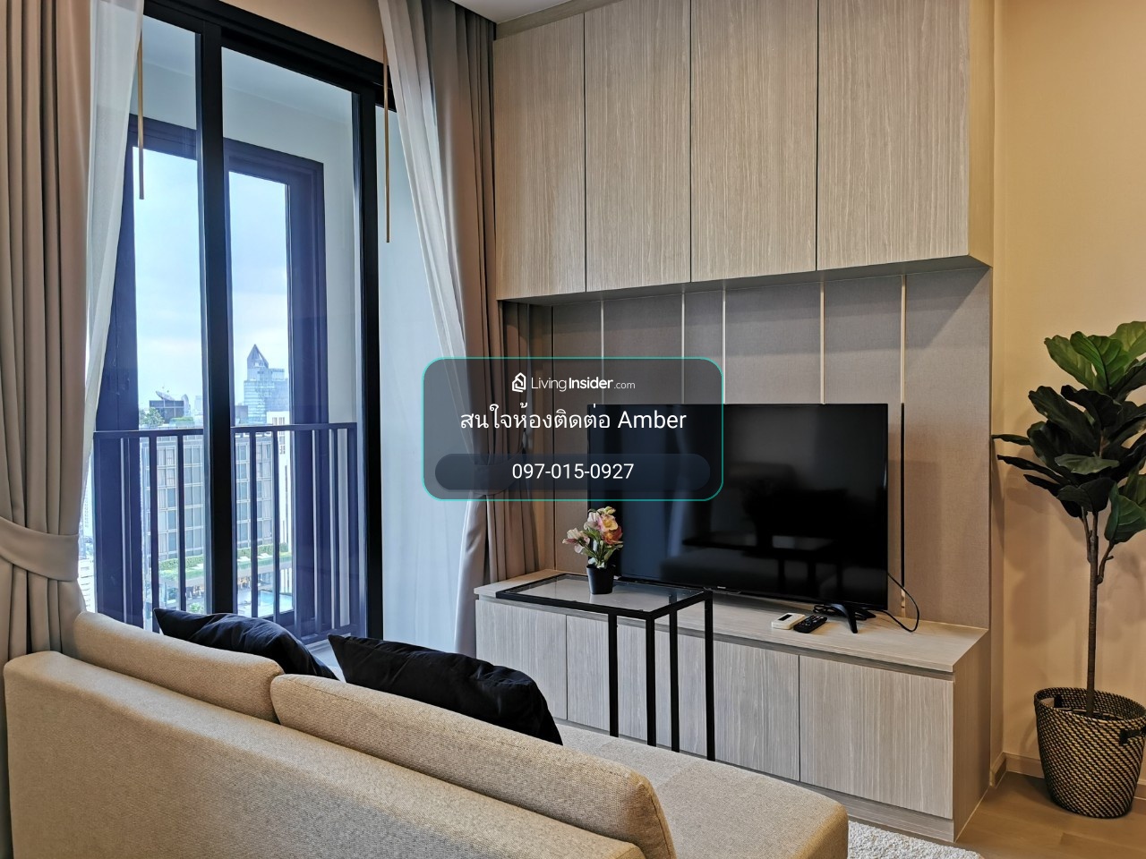 Condo for rent, Ashton Asoke, price 29,000 baht, beautifully decorated, fully equipped with electrical appliances. Just carry your bag and move in. – รูปที่ 2