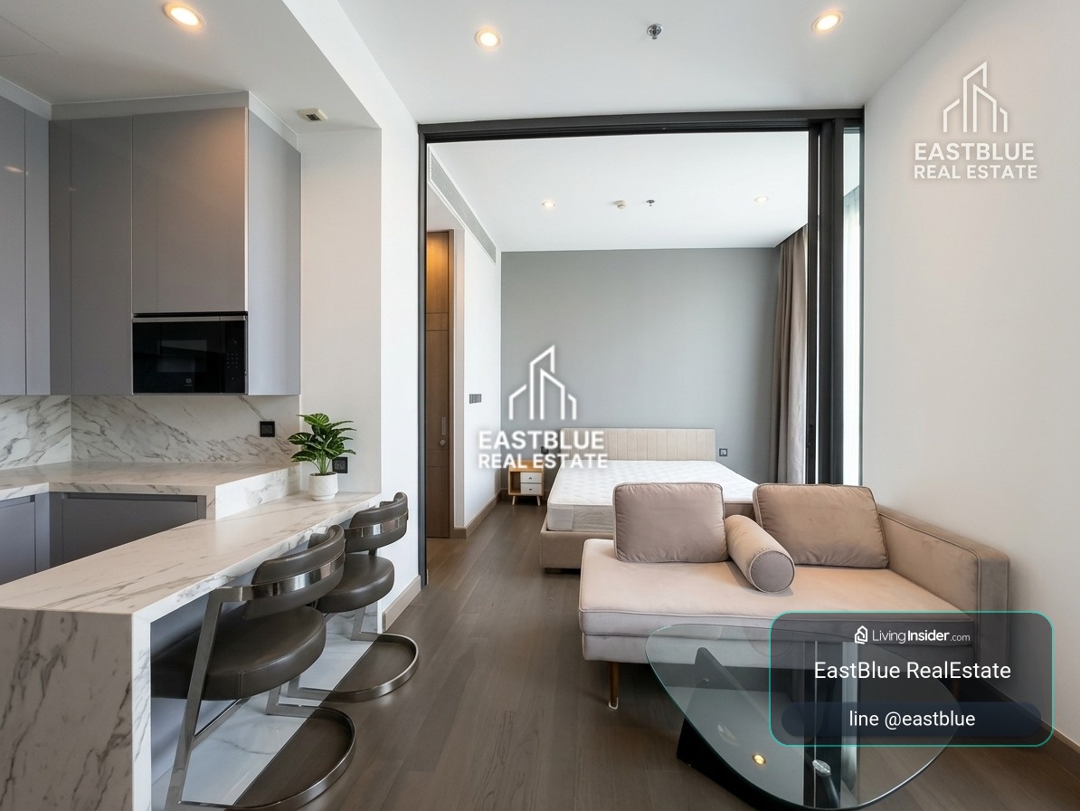 For Rent: THE ESSE at SINGHA COMPLEX 1 Bed 34.75 sqm near MRT Phetchaburi 28,000 THB/month – รูปที่ 3