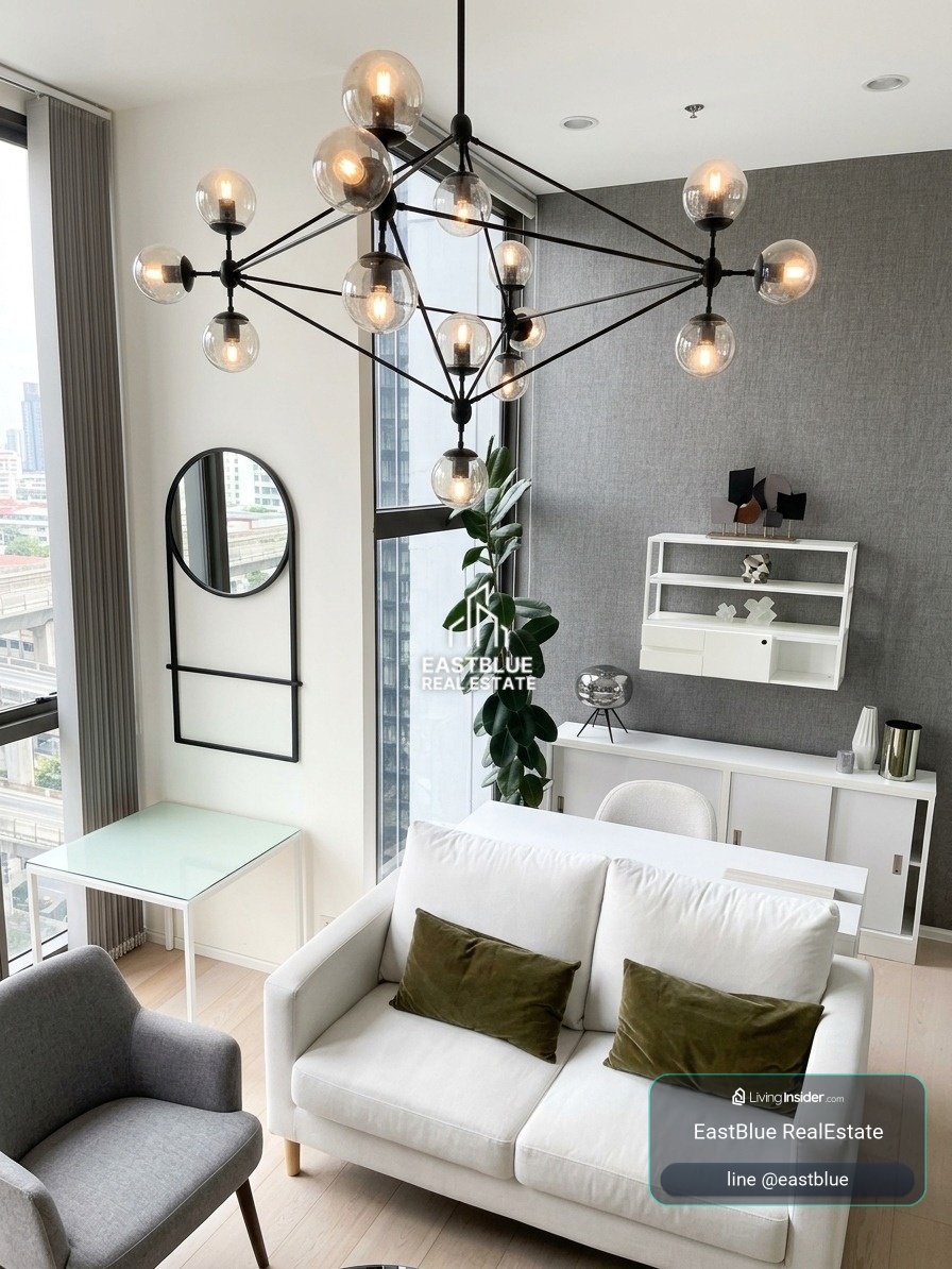 รวมค่าโอน ขายคอนโด Chewathai Residence Asoke 🏙️ วิวสวนมักกะสัน ห้องมุมส่วนตัว 0642748883 – รูปที่ 3