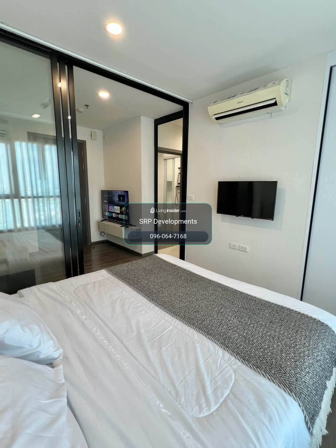 🎊ขาย/เช่า The Base Park West Sukhumvit 77 ชั้น 35 วิว Habito Mall! ทิศตะวันออก ของแน่นมีเครื่องซักผ้า  – รูปที่ 4