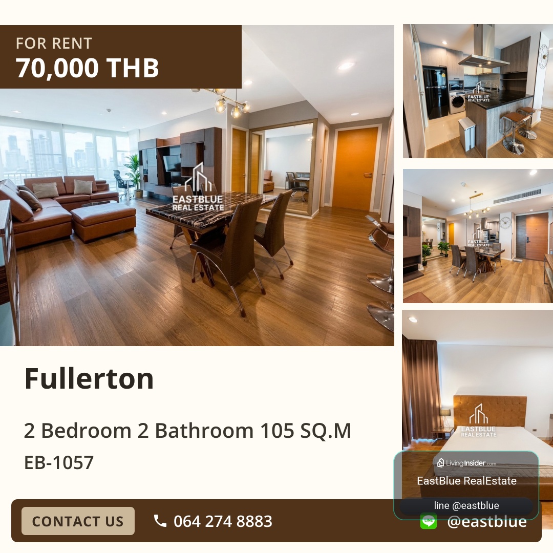 Fullerton Condo for Rent 🏙️ 2 Beds, Prime Location near BTS Ekkamai! – รูปที่ 4