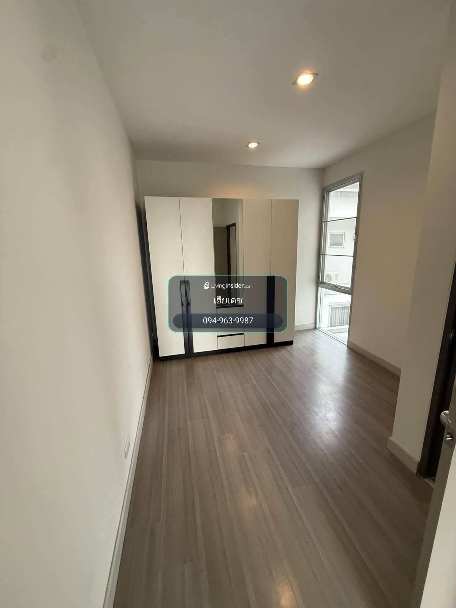 House for rent, 3-story townhome Next to the expressway - Ramintra. Near Fashion Island Near Chatuchot Expressway 3-story townhome, 3 bedrooms, 3 bathrooms, 2 parking spaces (air conditioning in every room) – รูปที่ 3