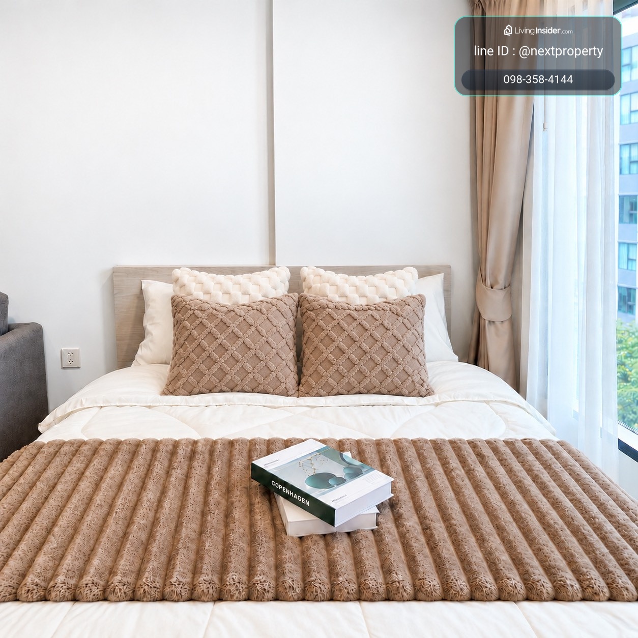 ให้เช่าคอนโด KAVE WONDERLAND ห้องสวย พร้อมเครื่องใช้ไฟฟ้า เฟอร์นิเจอร์ครบ – รูปที่ 4