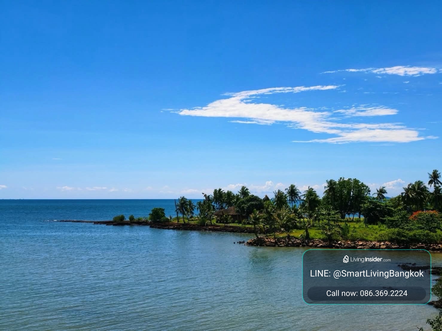 Seafront Land for Sale in Trat, Thailand, Over 12 Rai with 3-Side Sea Frontage and Private Beach – รูปที่ 2