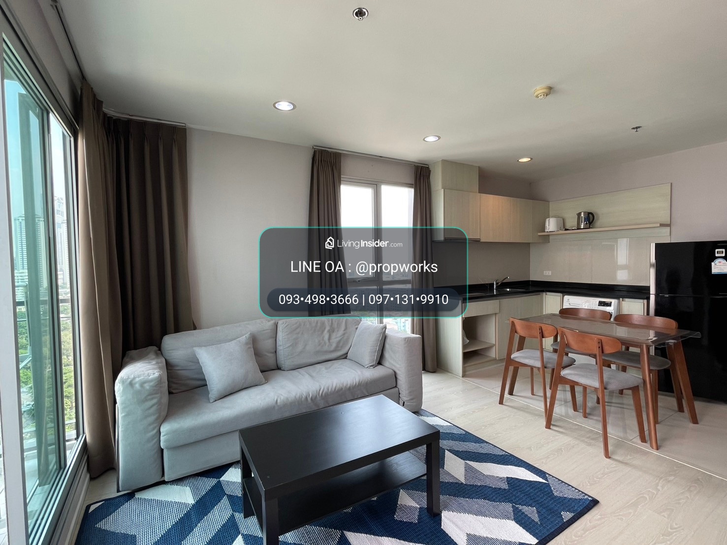 [ให้เช่า | RENT] 🎉RCS3152🎉🏢ริทึ่ม สาทร-นราธิวาส | RHYTHM Sathorn-Narathiwas | ห้องมุมสุดไพรเวท กว้างขวางพร้อมอยู่ เดินทางโคตรไว ใกล้ BTS ช่องนนทรี!  – รูปที่ 3