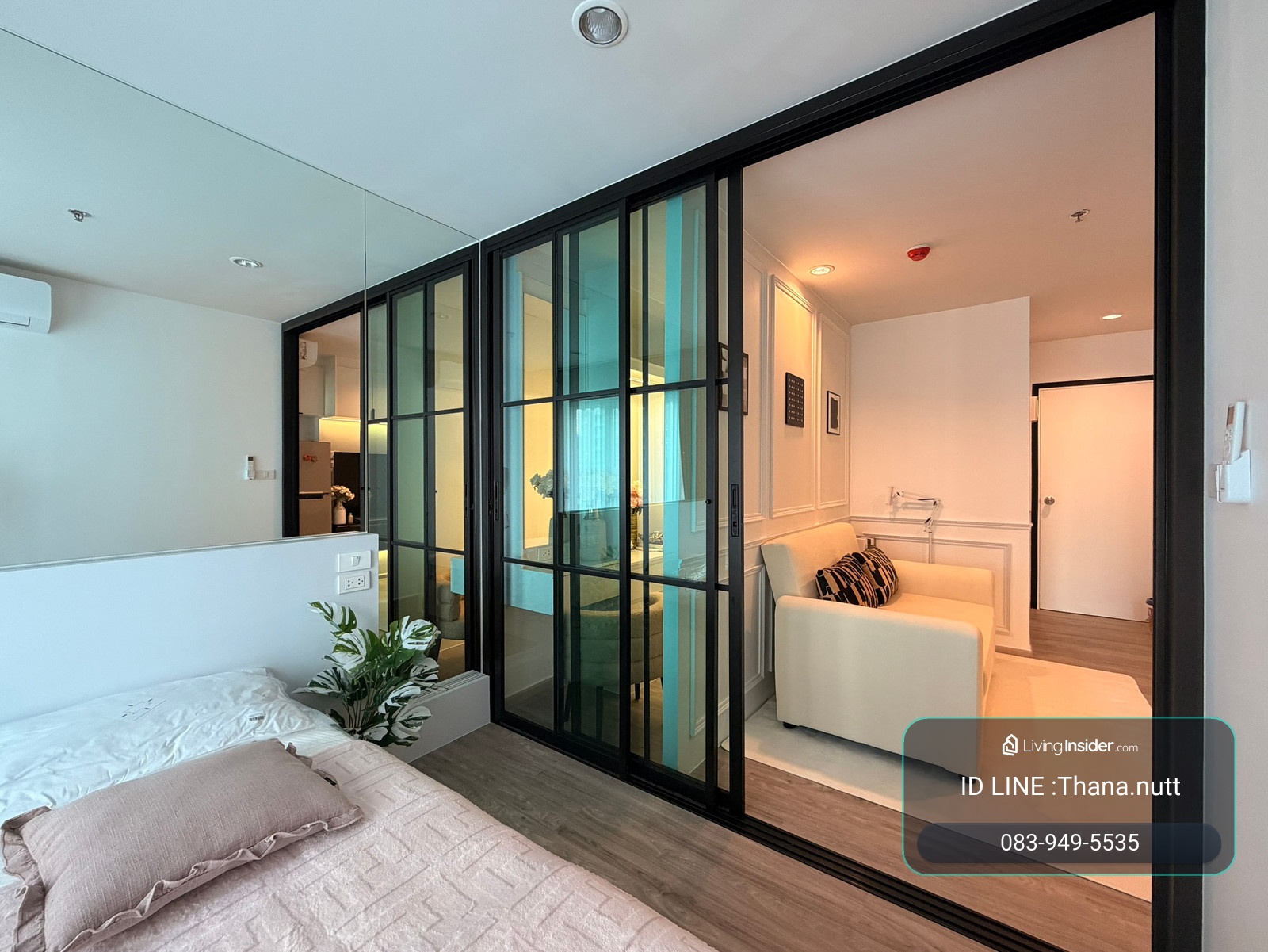 ให้เช่าคอนโด พร้อม Walk-in Closet & Sofa BED--พร้อมอยู่ 1 พ.ย.69--รีเจ้นท์ โฮม บางนา   – รูปที่ 2