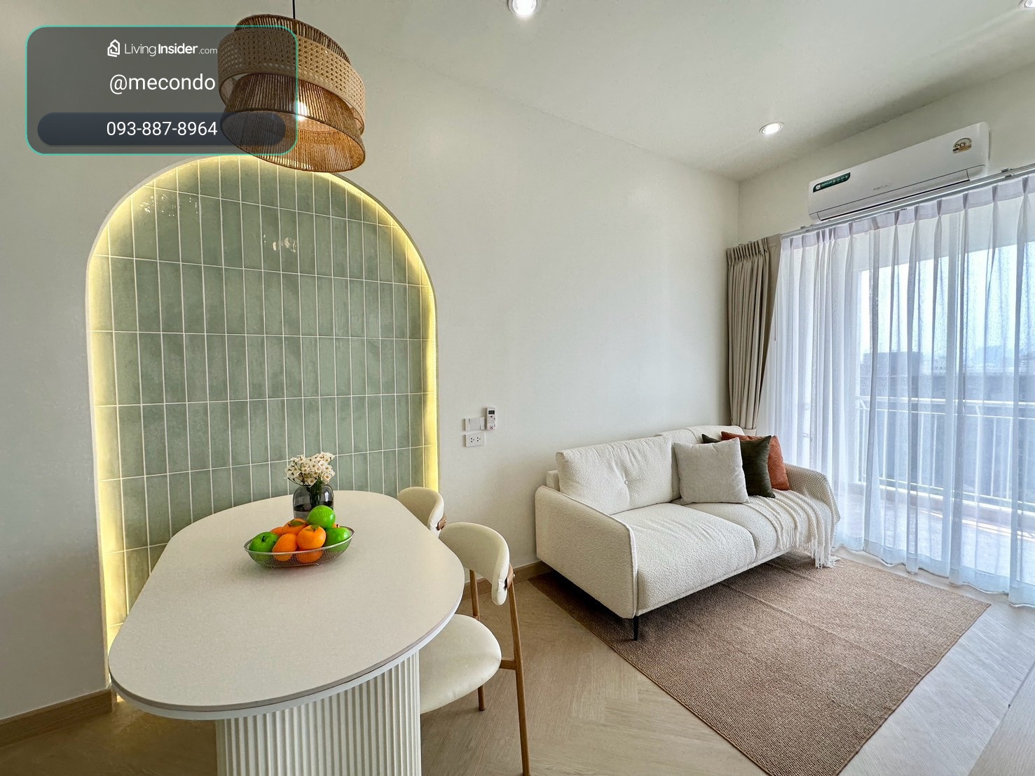 ME2500763 Condo for sale, large room, 53.5 sq m, 2 bedrooms, Corn Cob Condo, Ramkhamhaeng 40 – รูปที่ 2