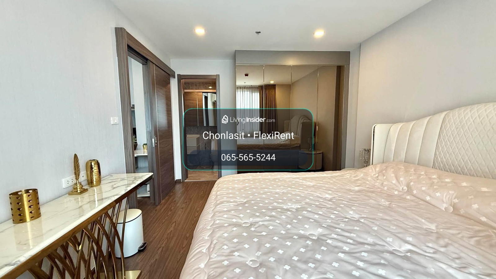 🏙️ ห้องใหญ่ 44 ตร.ม. ชั้น 21 ตึก A ฟรี Wi-Fi พร้อมทีวี 2 เครื่อง | Artisan Ratchada – รูปที่ 3