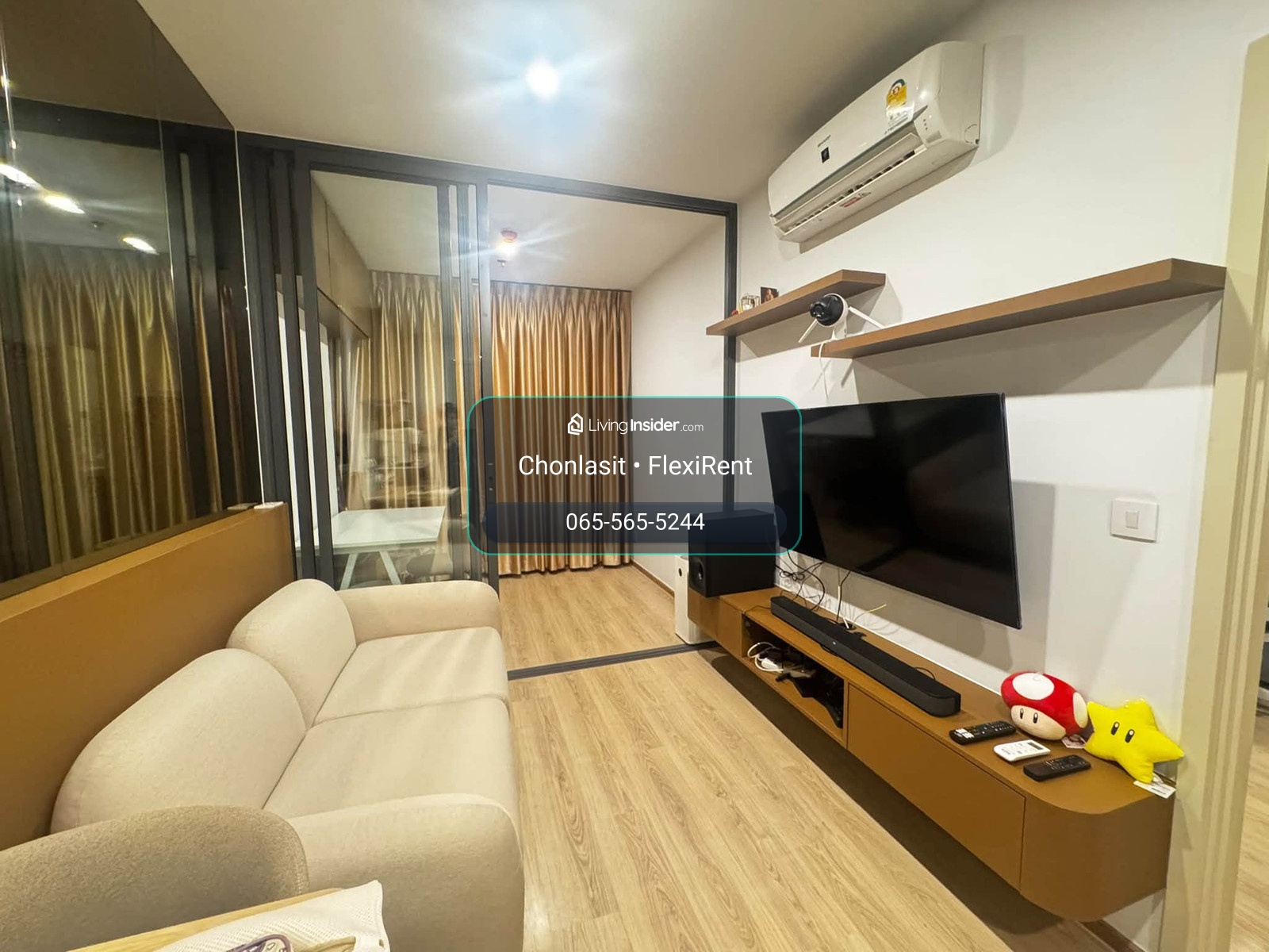 🌳 ชั้น 25 วิวสวนเบญจสิริ ห้องใหม่ 35 ตร.ม. พร้อมห้องทำงาน | Life Rama 4 – Asoke – รูปที่ 3