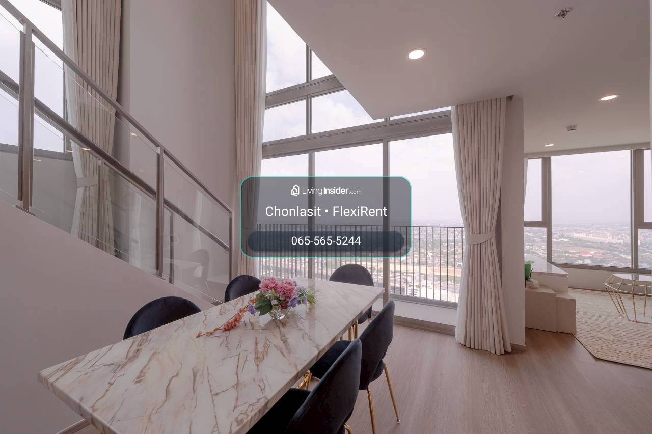 🌿 Duplex 3 ห้องนอน ชั้น 45 พื้นที่ 132 ตร.ม. | Whizdom The Forestias – Destinia – รูปที่ 2