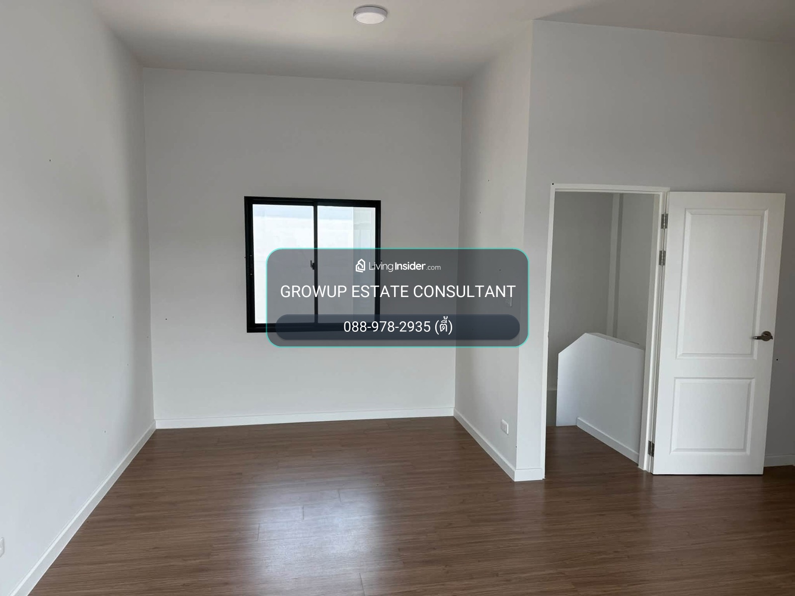 P-3154 New house for rent! Townhome Q prime Sukhumvit 77, empty house, can register a company for an office. – รูปที่ 3