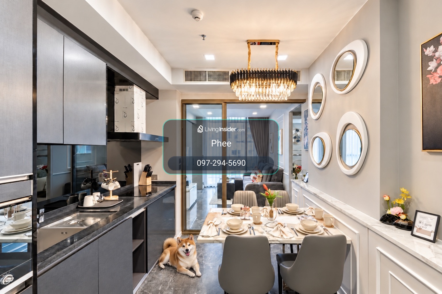 🇹🇭 Ashton Residence 41 — Condo for rent, pet friendly 🐾 The perfect space for you and your four-legged friends. Complete with furniture Move in now 🛏 2 bedrooms | 🛁 2 bathrooms 📐 Size 75 sq m. 🛋 Fully furnished Ready to move in 🐶 Pet Friendly 💰 Rent 65,00 – รูปที่ 4