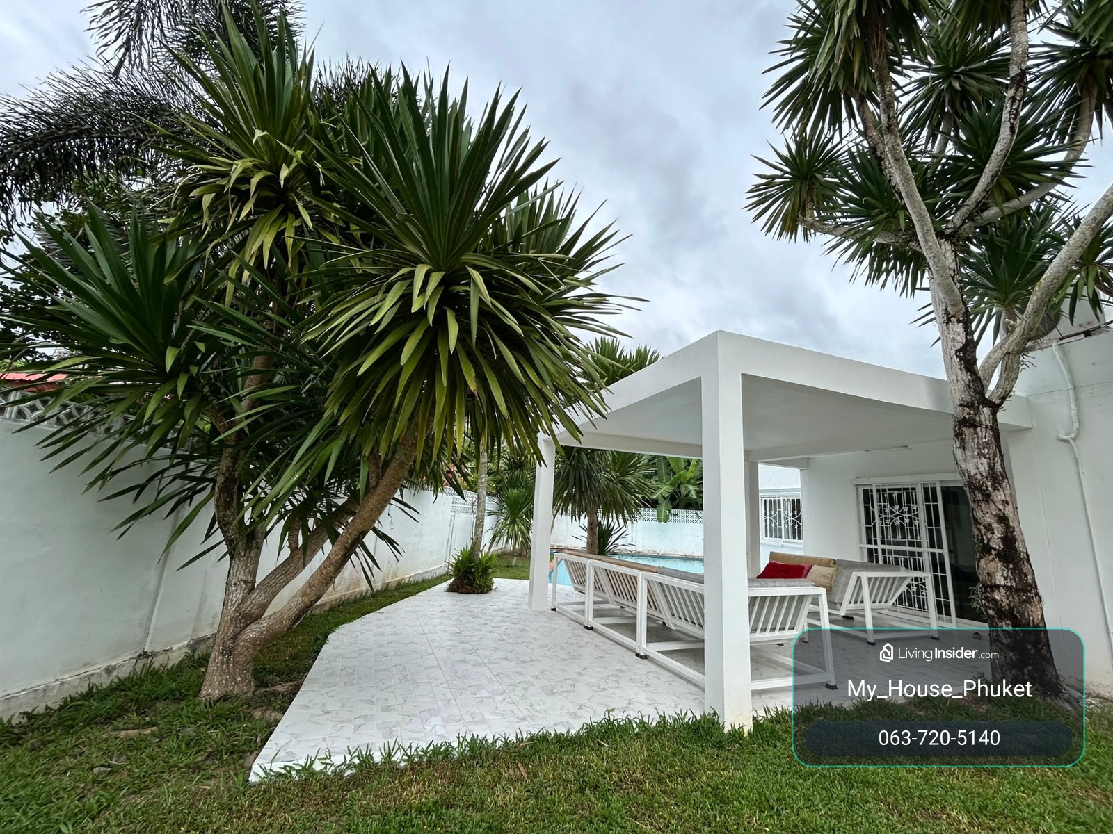 Turnkey Pool Villa | Covered Parking, Spacious Garden & Poolside Terrace in Thalang – รูปที่ 3