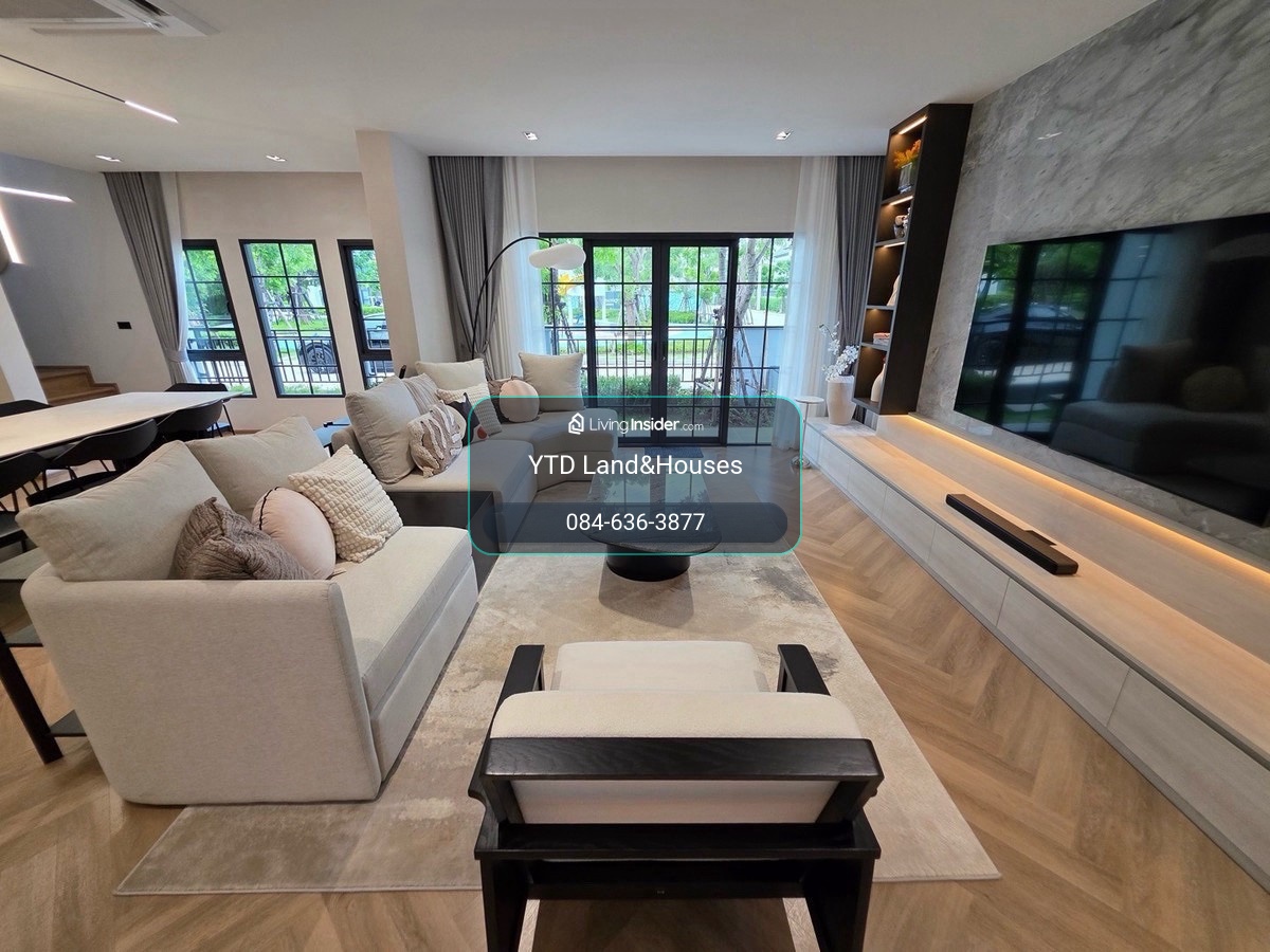 For Rent Centro Bangna Located in front of a park with no houses directly opposite; fully furnished and extensively decorated, offering park views from almost every room. Situated right next to Mega Bangna  Listing No: YT01-2611  – รูปที่ 3