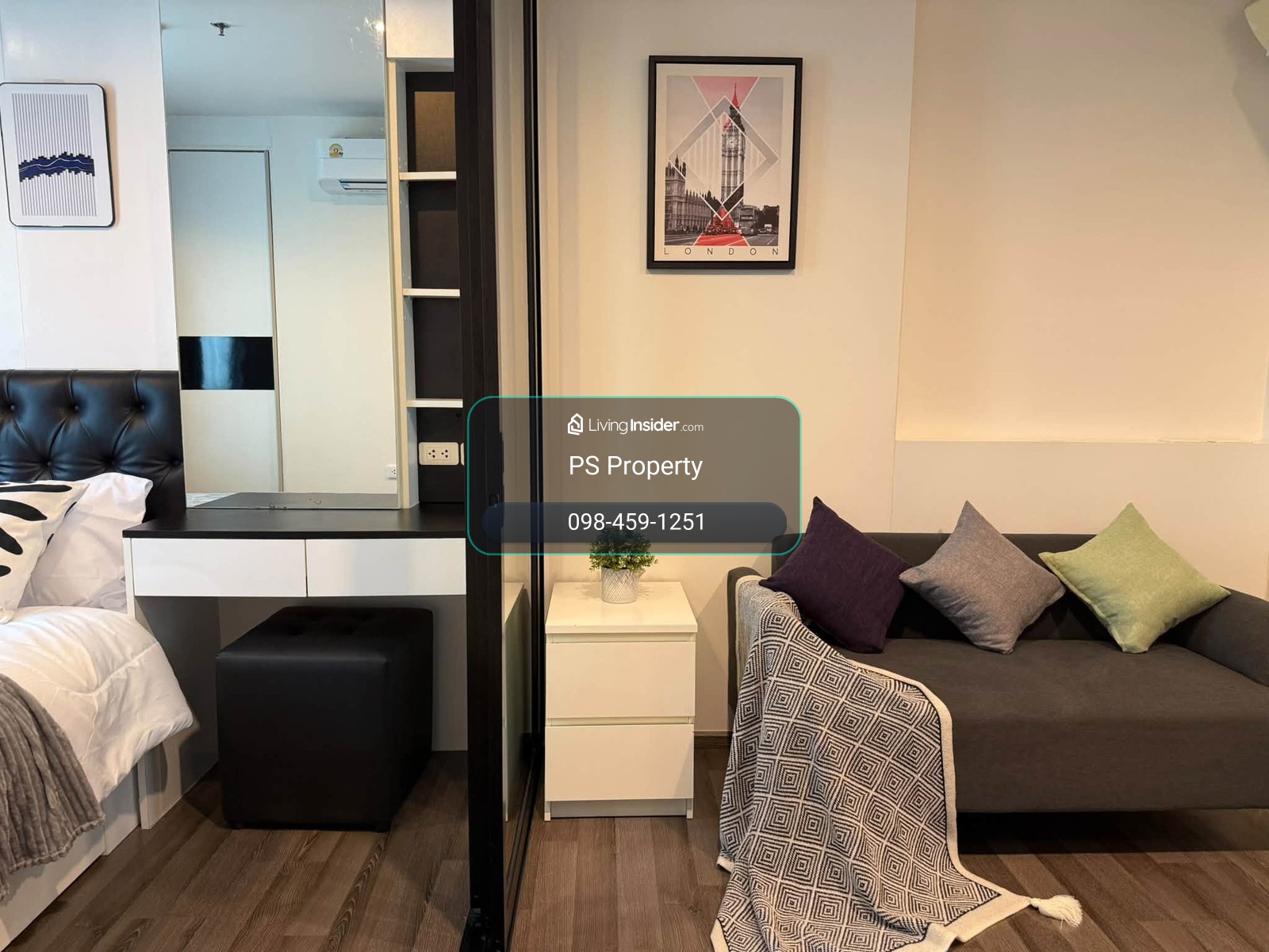 For rent 📍 The Base Park West Sukhumvit 77 📍 Fully furnished with appliances; located near BTS On Nut. – รูปที่ 4
