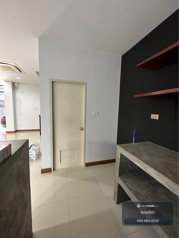 HR3878 Townhome/home office for rent, 3 floors, width 8 meters, Haus 35 Village, Chaengwattana 35, location next to the BTS and expressway. Suitable for doing business and living. – รูปที่ 4