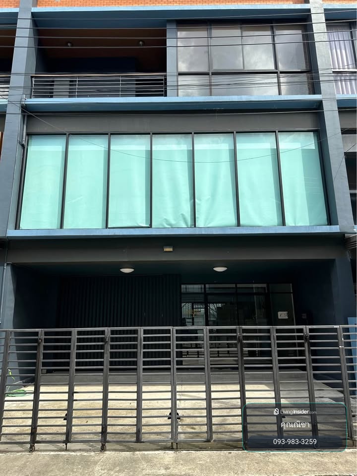 HR3878 Townhome/home office for rent, 3 floors, width 8 meters, Haus 35 Village, Chaengwattana 35, location next to the BTS and expressway. Suitable for doing business and living. – รูปที่ 2