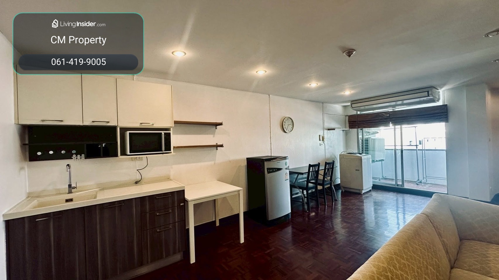 🏙️ Large room in the heart of Silom, 56 sq m., city view, privacy, near BTS Chong Nonsi. – รูปที่ 4