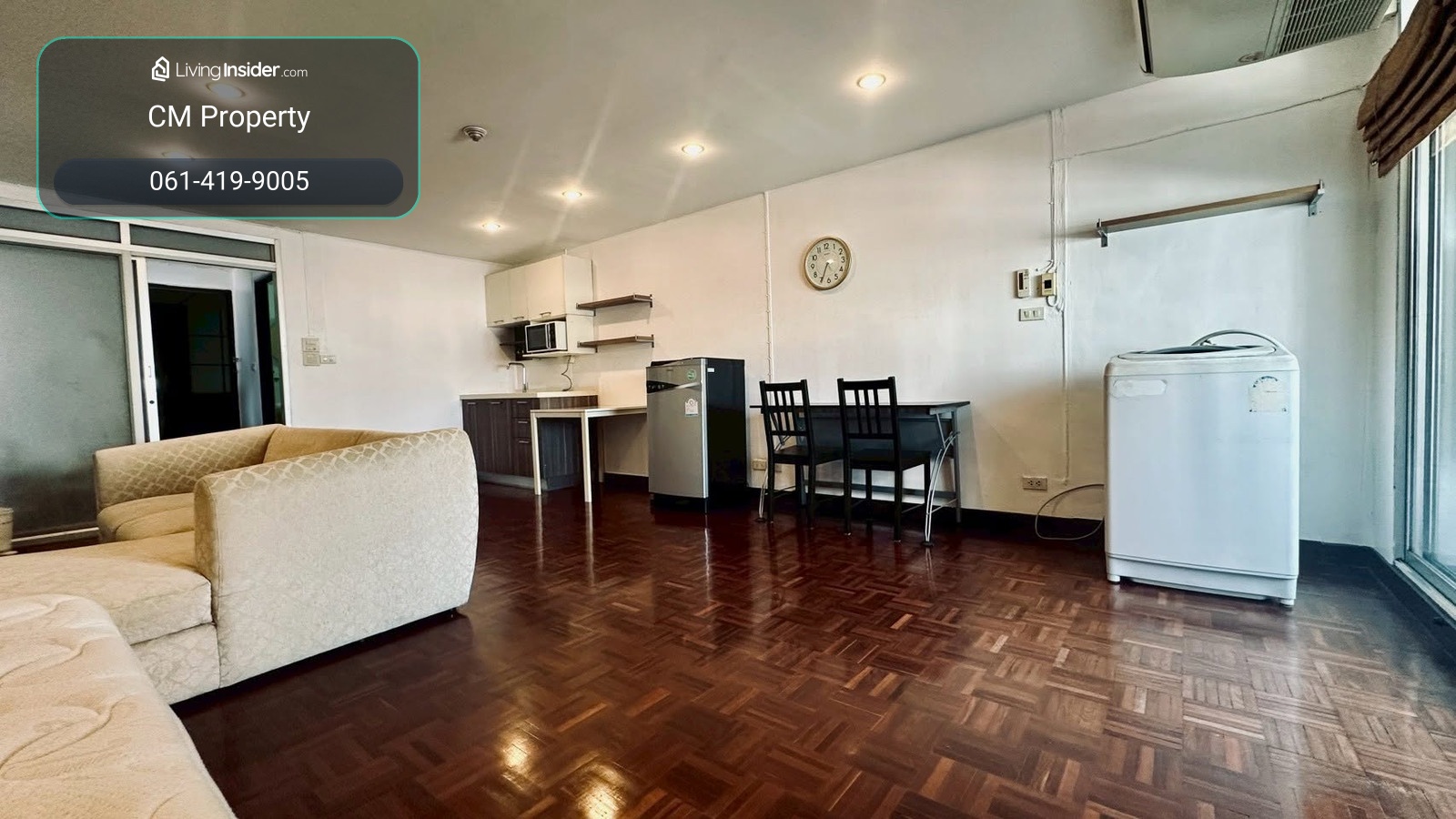 🏙️ Large room in the heart of Silom, 56 sq m., city view, privacy, near BTS Chong Nonsi. – รูปที่ 2