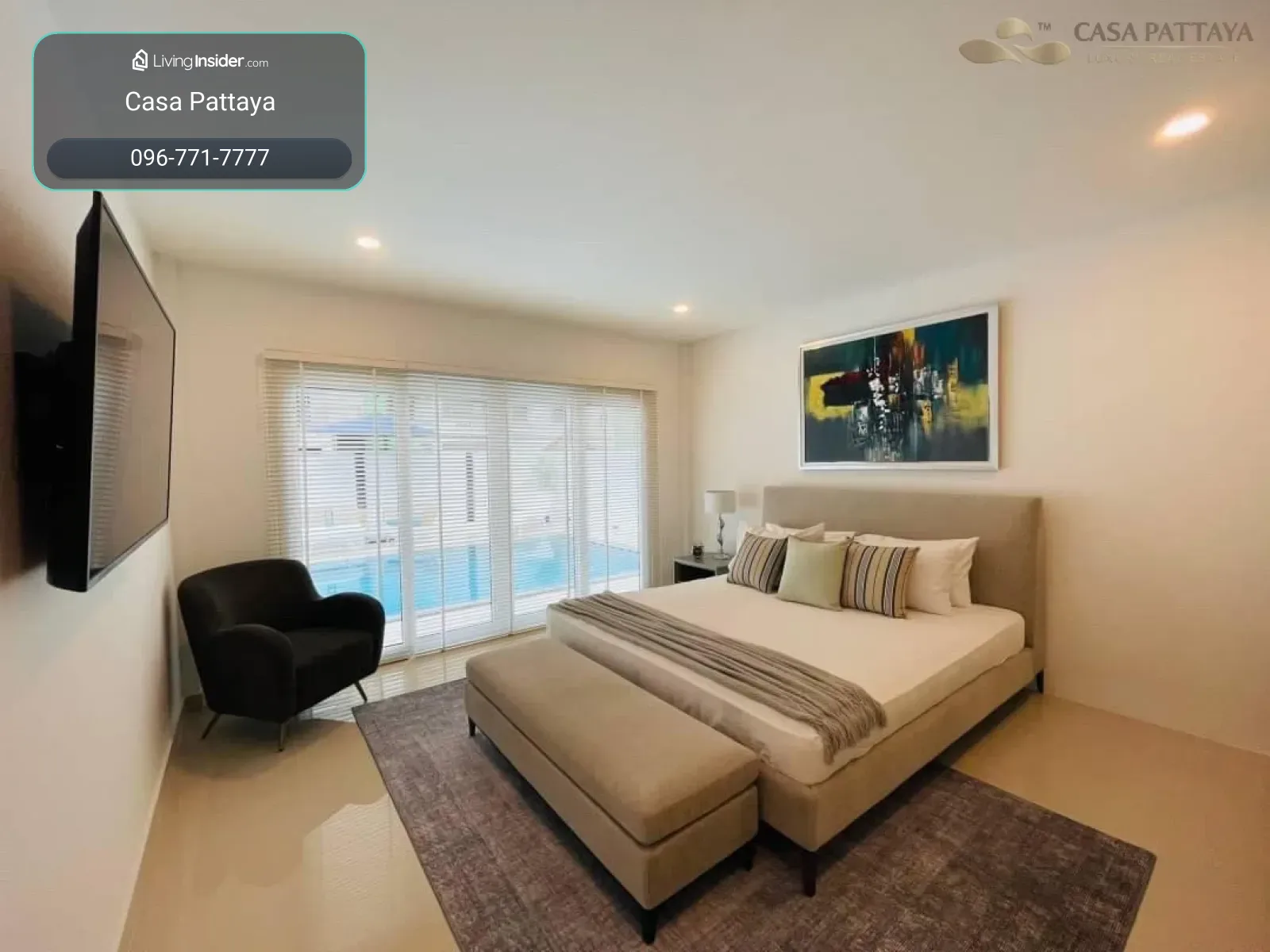 Pet-Friendly Pool Villa for Rent at Casa Jomtien Village, Near Jomtien Beach – รูปที่ 4