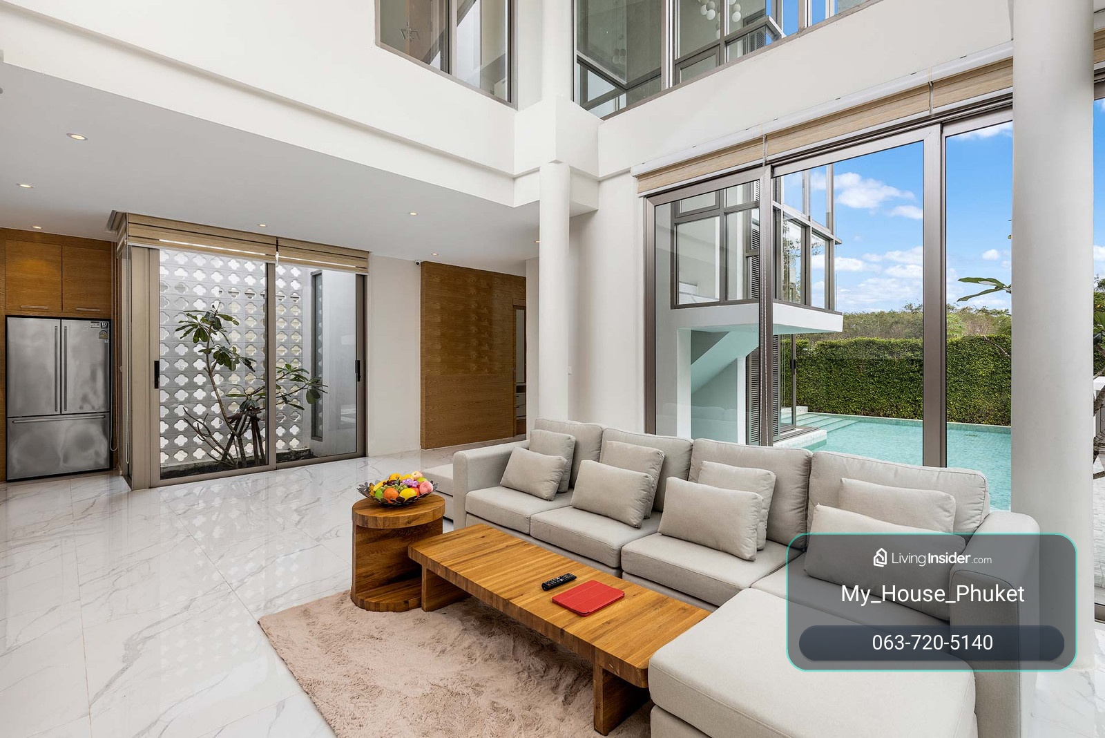 Architectural 3-Bed Poolside Retreat | Double-Height Living Villa in Cherngtalay (THB 130K/mo) – รูปที่ 4