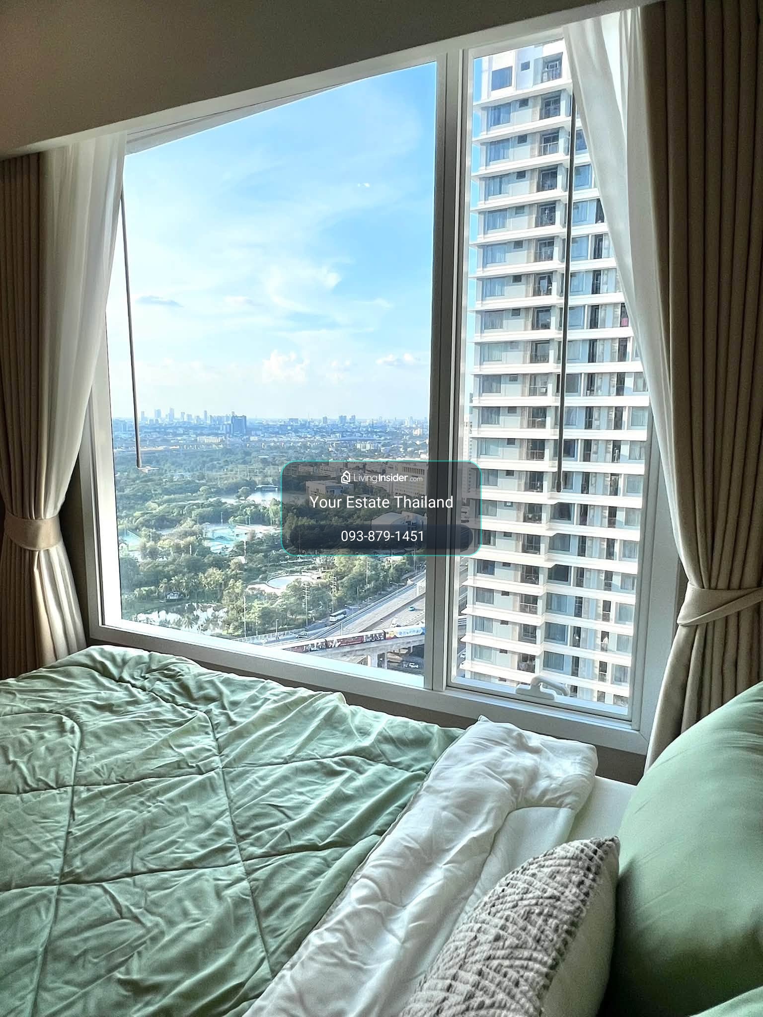 The Saint Residences คอนโด ห้องใหม่ตกแต่งสวย ห้องใหญ่ 44 ตรม. โล่งสบาย ว่างพร้อมให้เช่า – รูปที่ 4