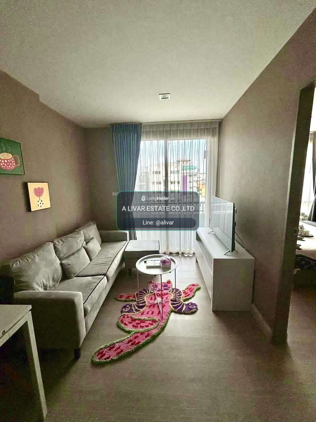 RC105626 Condo for rent 1 bed at Metro Luxe Ratchada ใกล้ MRT ห้วยขวาง และสุทธิสาร  – รูปที่ 2