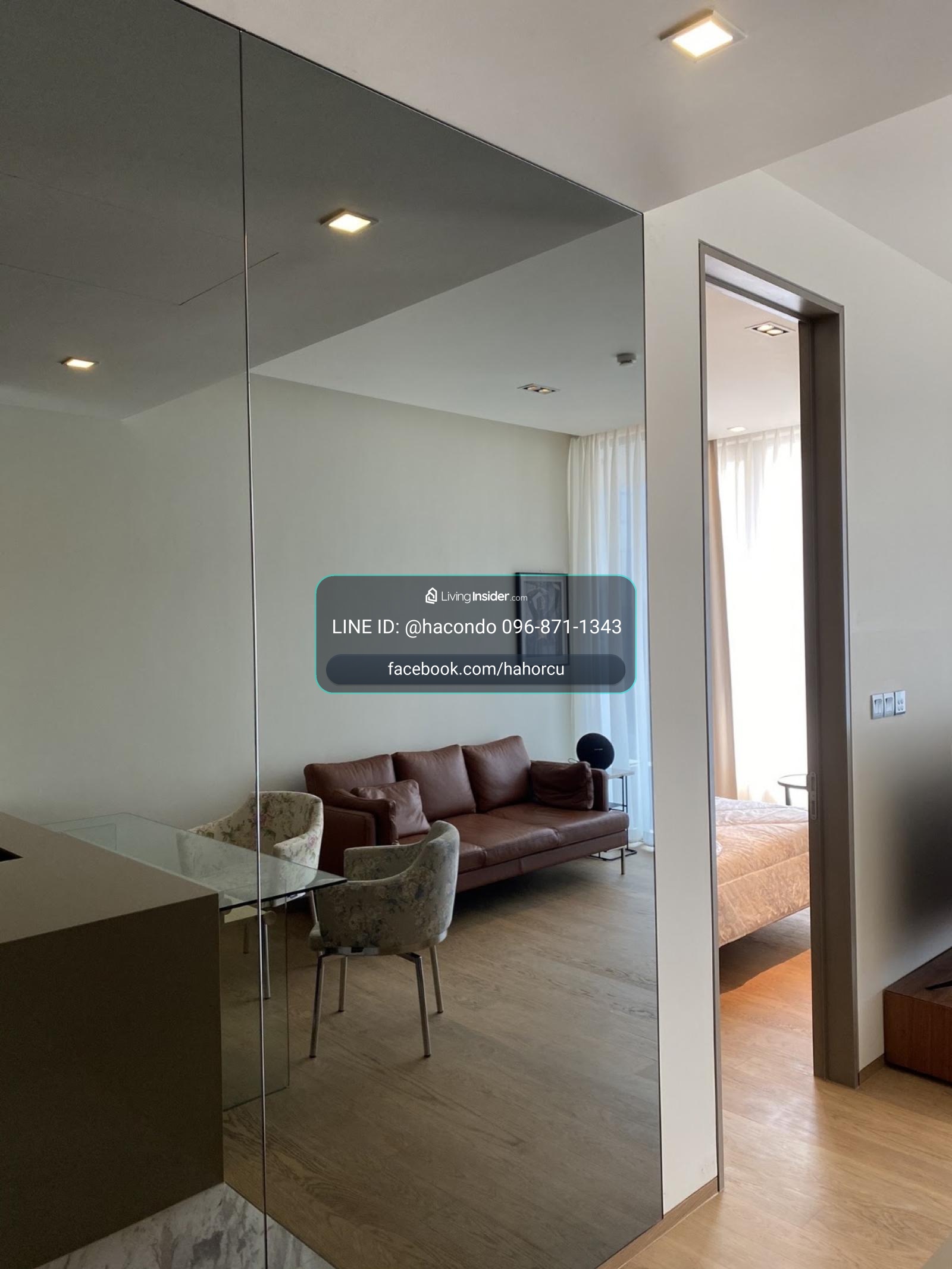 The Reserve Kasemsan 3【𝐑𝐄𝐍𝐓】🔥ห้องสวยหรูโมเดิร์น ครัวไอส์แลนด์ โซฟาหนัง โทนสีอบอุ่นสบายตา🔥 ติดต่อไลน์ไอดี: @hacondo – รูปที่ 3