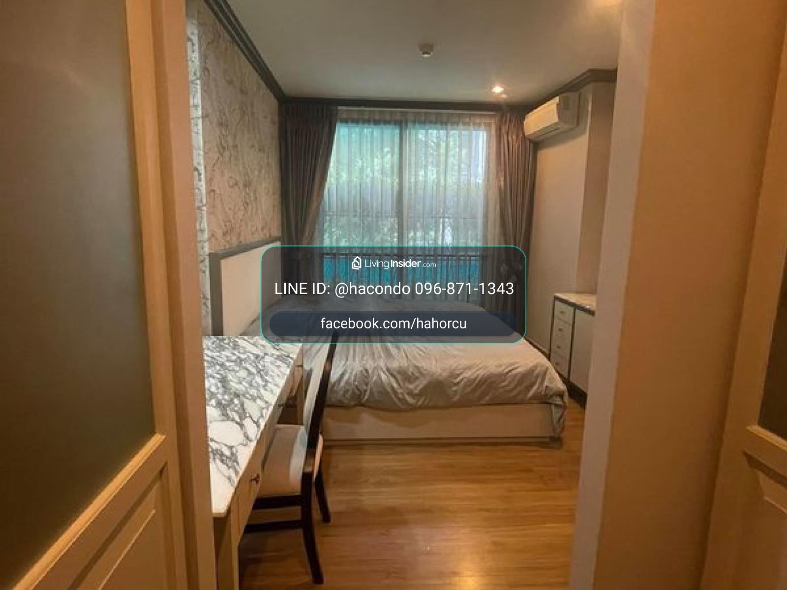 The Reserve Kasemsan 3【𝐑𝐄𝐍𝐓】🔥ห้องสวยคลาสสิก อ่างอาบน้ำหรู โต๊ะหินอ่อน ครัวเคาน์เตอร์ยาว🔥 ติดต่อไลน์ไอดี: @hacondo – รูปที่ 3
