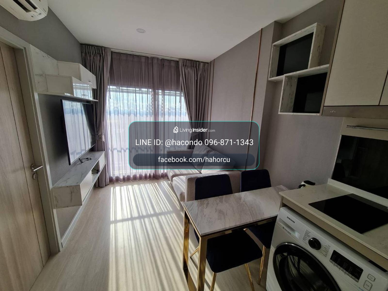 Knightsbridge Prime Sathorn【𝐑𝐄𝐍𝐓】🔥ห้องสวยสไตล์โมเดิร์น โต๊ะหินอ่อนหรู โซฟานุ่ม วิวเมืองโปร่งโล่ง🔥 ติดต่อไลน์ไอดี: @hacondo – รูปที่ 2