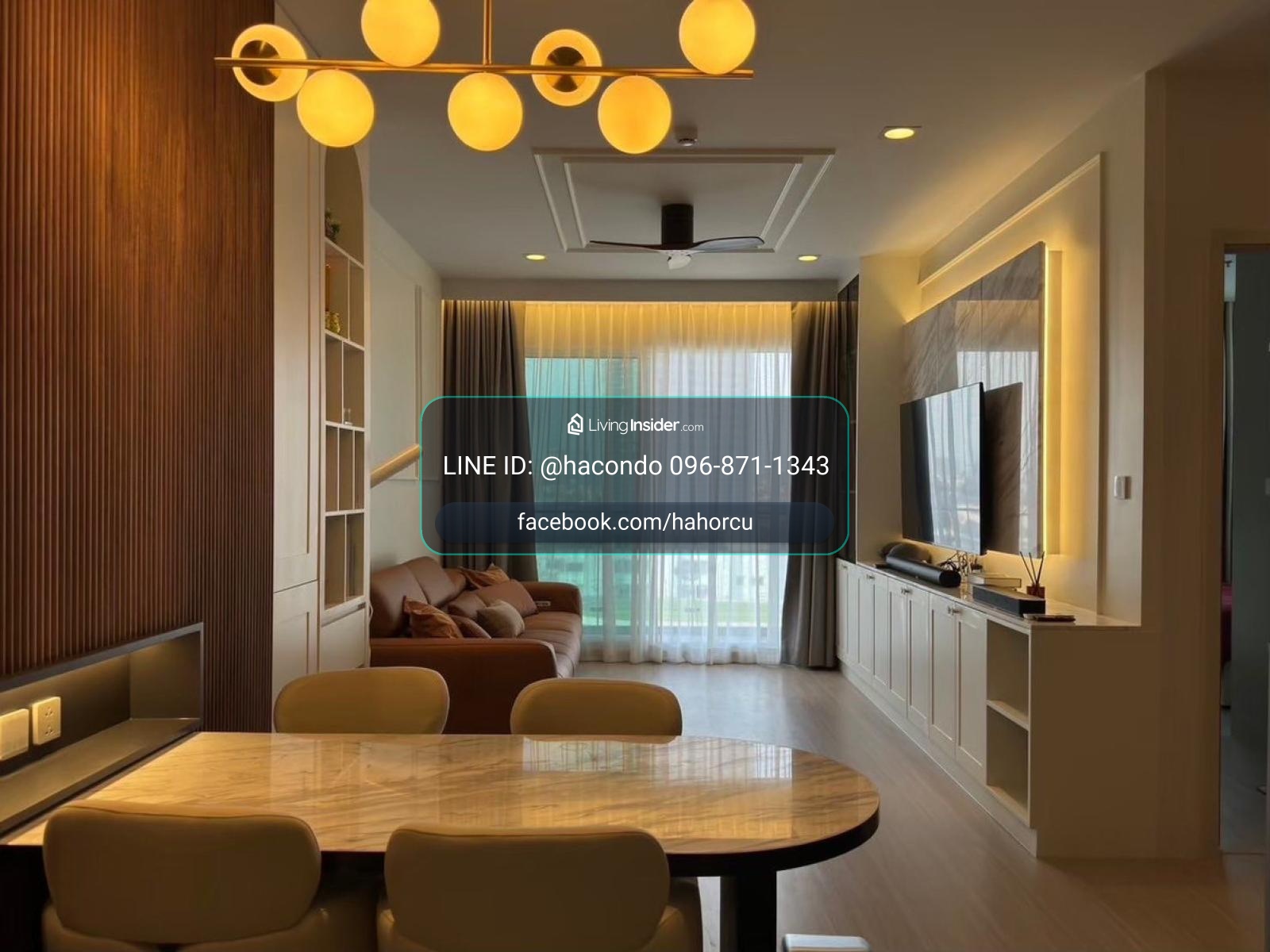 Supalai Premier Si Phraya - Samyan【𝐒𝐄𝐋𝐋】🔥ห้องตกแต่งสวยประณีต บิ้วอินไม้พรีเมียม โซฟานุ่ม โต๊ะหินอ่อนหรู🔥 ติดต่อไลน์ไอดี: @hacondo – รูปที่ 4