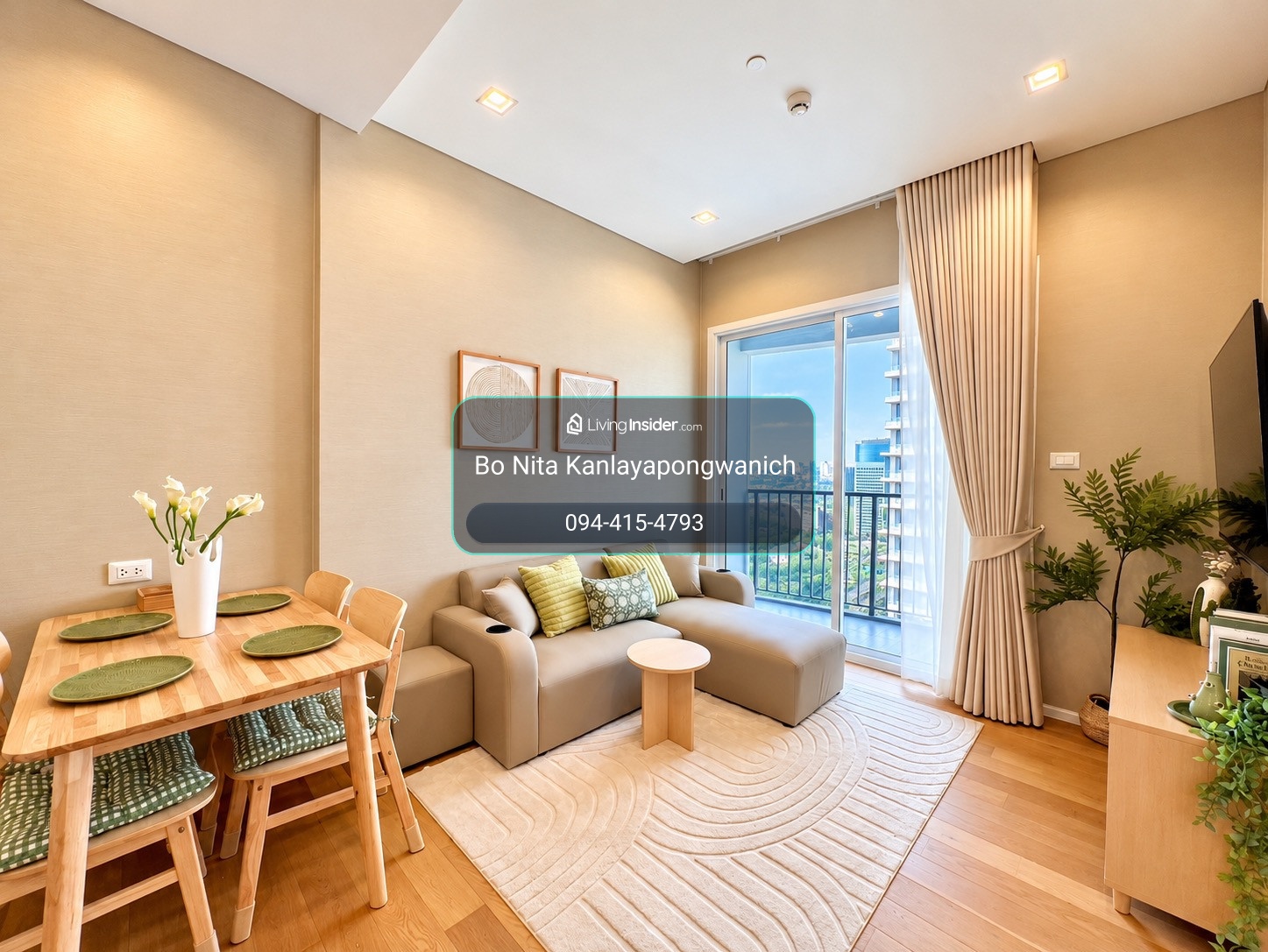 พร้อมเข้าอยู่ 💜 The Saint Residences ให้เช่า 1 ห้องนอน ห้องกว้าง ราคาคุ้มค่า เพียง 25,000 บาท – รูปที่ 2