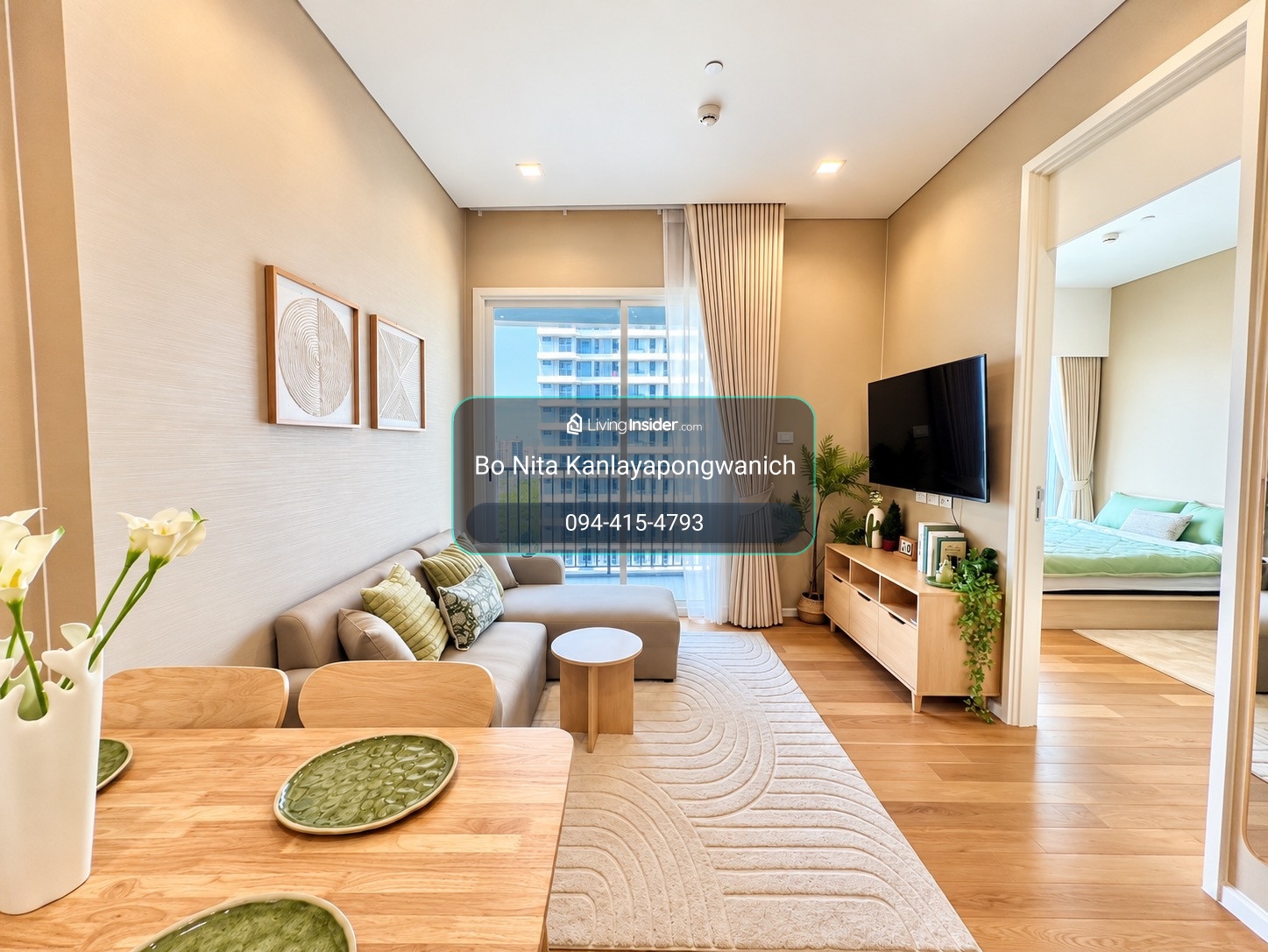 พร้อมเข้าอยู่ 💜 The Saint Residences ให้เช่า 1 ห้องนอน ห้องกว้าง ราคาคุ้มค่า เพียง 25,000 บาท – รูปที่ 4